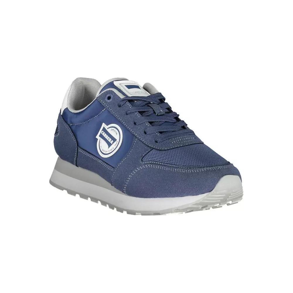 Carrera Sleek Blue Sneakers with Eco-Leather Detailing sleek-blue-sneakers-with-eco-leather-detailing