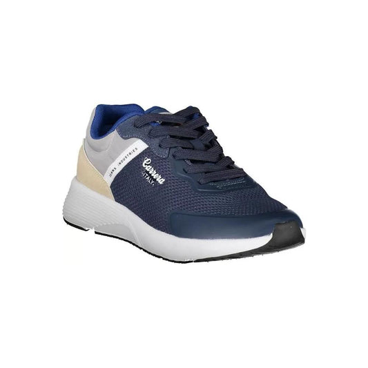 Carrera | Sleek Blue Sneakers with Contrasting Accents| McRichard Designer Brands   
