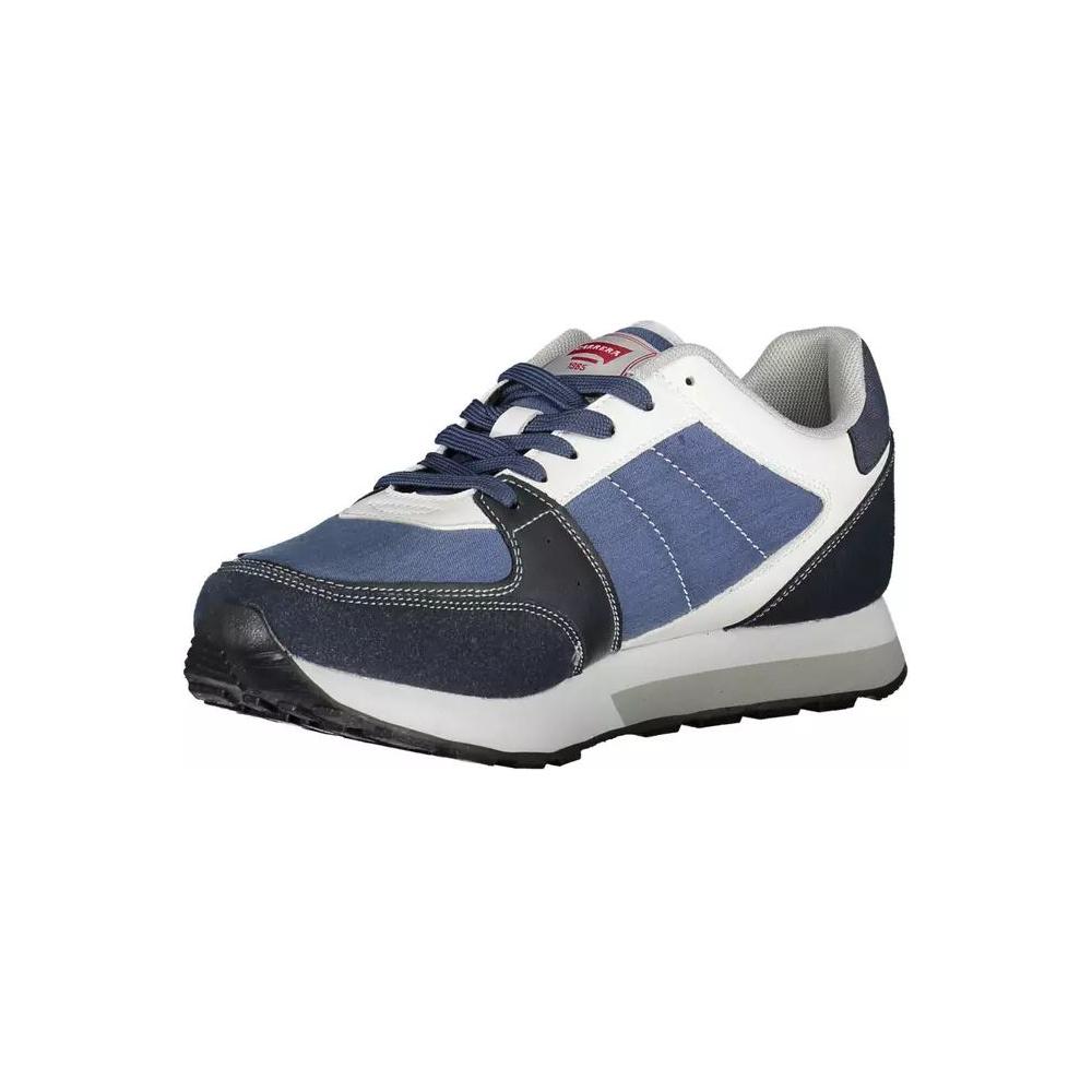 Carrera | Chic Blue Contrast Lace-Up Sneakers| McRichard Designer Brands   