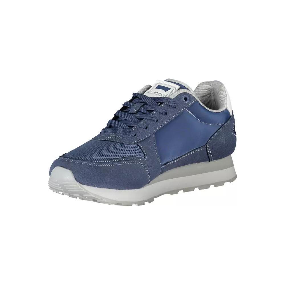Carrera Sleek Blue Sneakers with Eco-Leather Detailing sleek-blue-sneakers-with-eco-leather-detailing