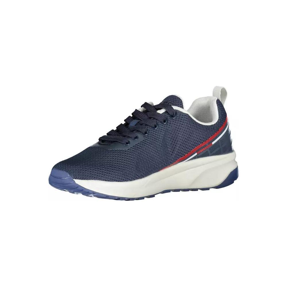 Carrera | Chic Blue Sports Sneakers with Contrasting Details| McRichard Designer Brands   