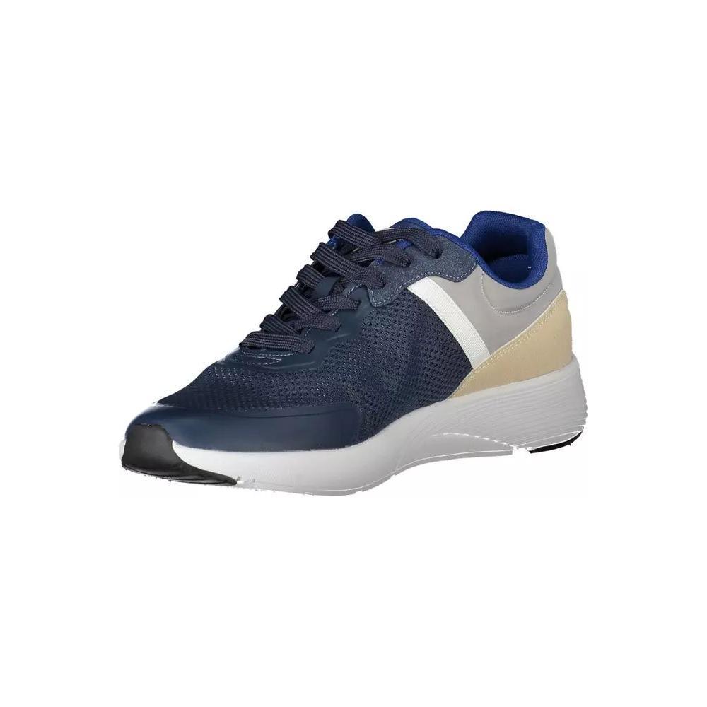 Carrera | Sleek Blue Sneakers with Contrasting Accents| McRichard Designer Brands   