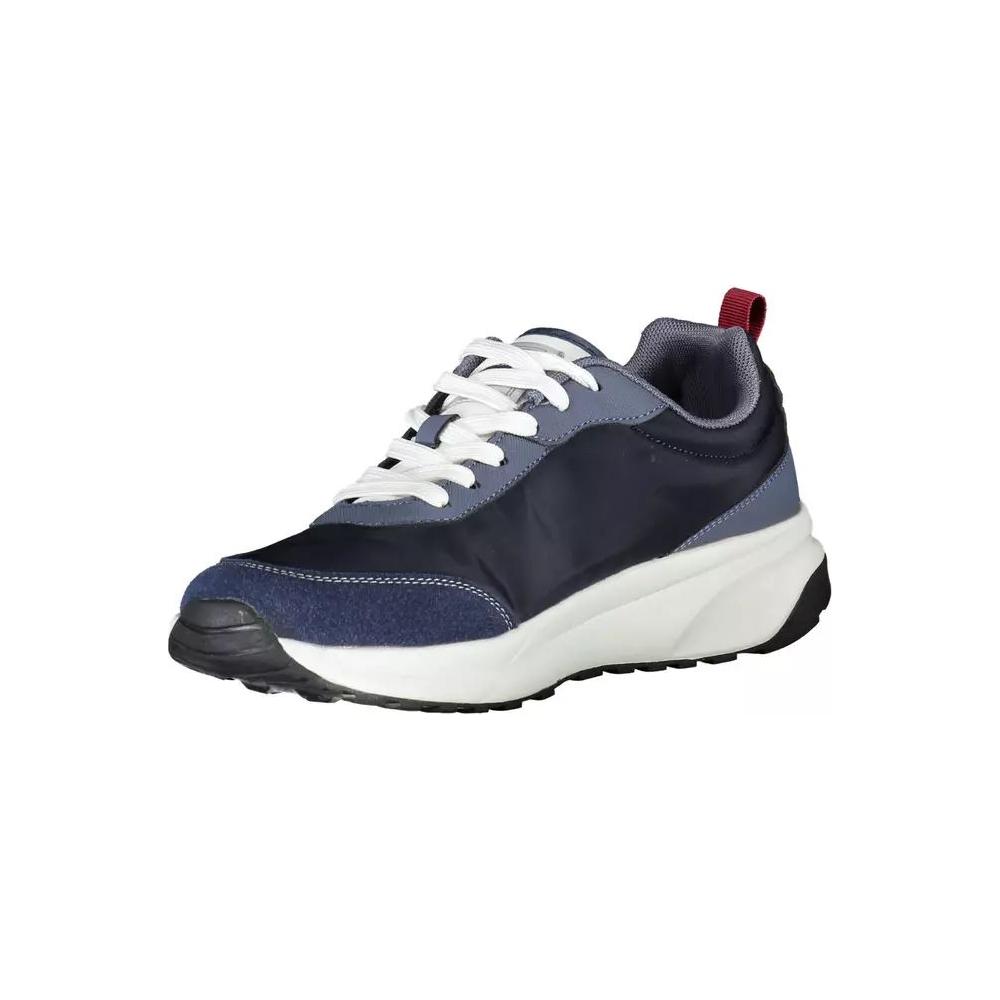Carrera | Sleek Blue Sneakers with Eco-Leather Accents| McRichard Designer Brands   