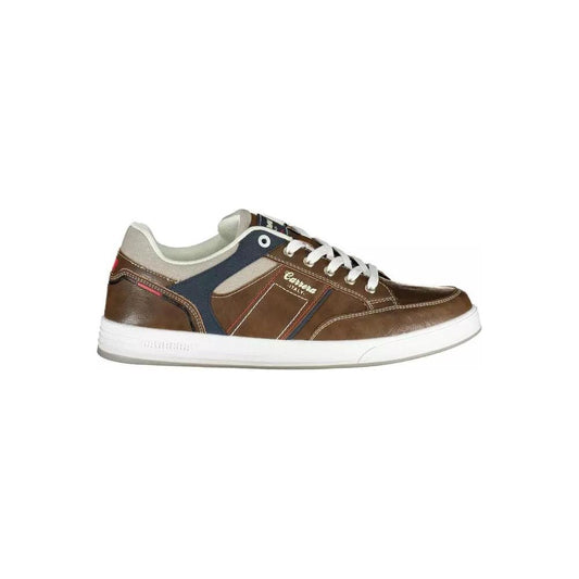 Carrera | Eclectic Brown Carrera Sneakers with Contrasting Accents| McRichard Designer Brands   
