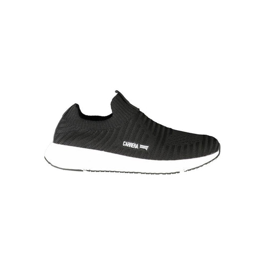 Carrera Black Polyester Sneaker black-polyester-sneaker-4