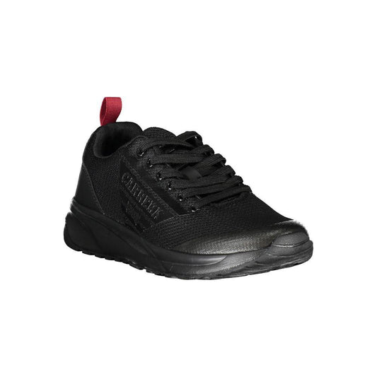 Carrera | Dynamic Black Sneakers with Eco-Leather Detailing| McRichard Designer Brands   
