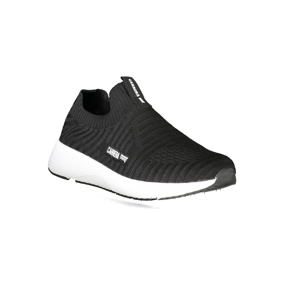 Carrera Black Polyester Sneaker black-polyester-sneaker-4