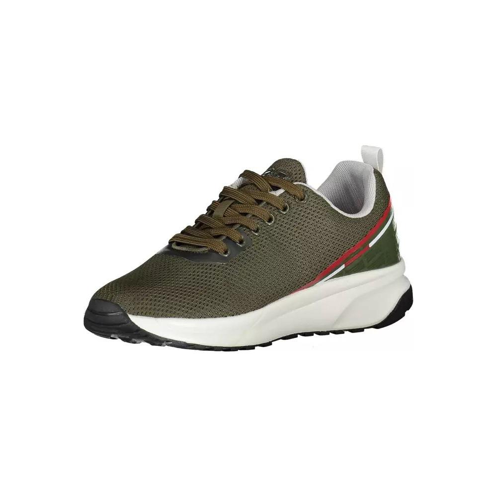 Carrera Green Contrast Lace-Up Sports Sneakers green-contrast-lace-up-sports-sneakers