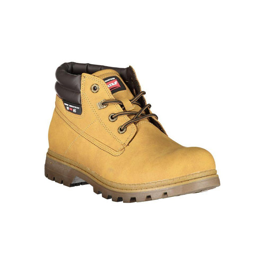 CarreraChic Yellow Lace-Up Boots with Contrast DetailsMcRichard Designer Brands£89.00