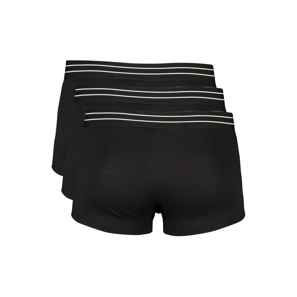Cavalli Class Black Cotton Underwear black-cotton-underwear-11