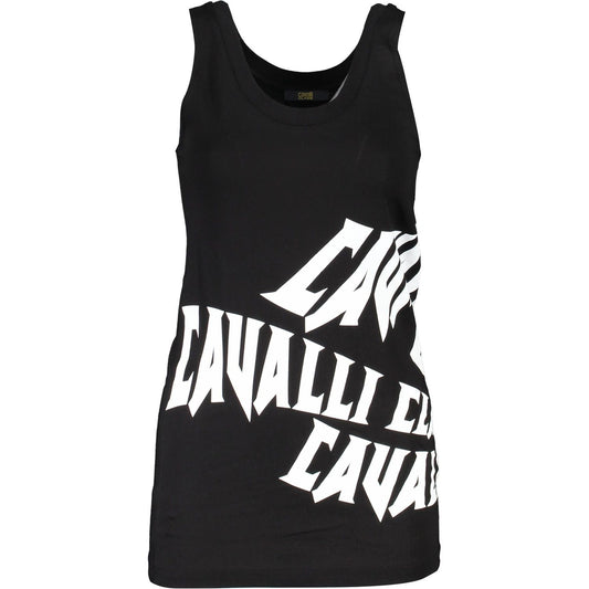 Cavalli Class Chic Wide-Shouldered Printed Tank Top chic-wide-shouldered-printed-tank-top