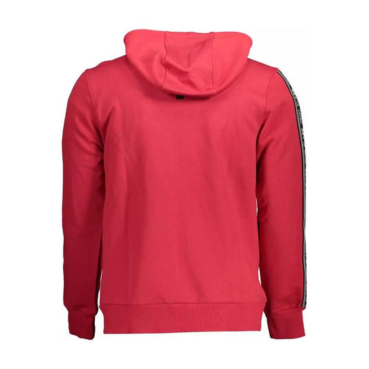 Cavalli Class Chic Pink Hooded Sweatshirt with Contrasting Details pink-cotton-sweater-11
