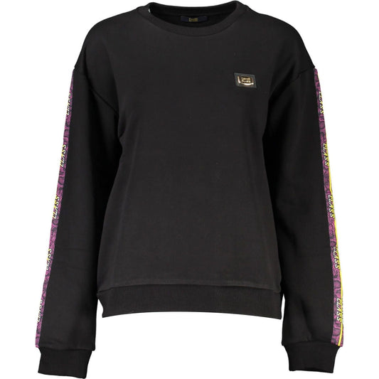 Cavalli Class Chic Long-Sleeved Embellished Sweatshirt black-cotton-sweater-46