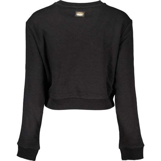 Cavalli Class Chic Brushed Cavalli Sweatshirt with Logo Print chic-brushed-cavalli-sweatshirt-with-logo-print