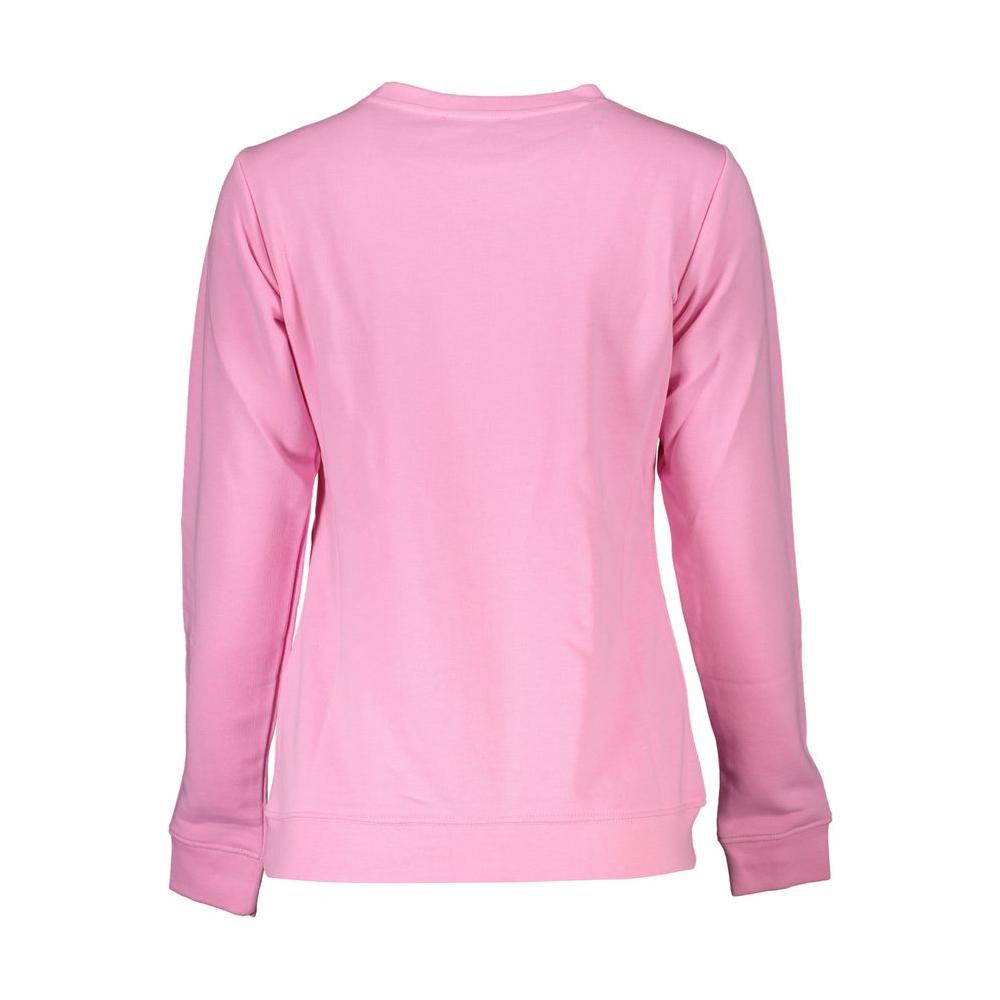 Cavalli Class Pink Cotton Sweater pink-cotton-sweater-2