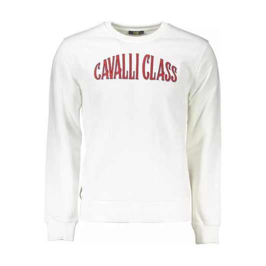 Cavalli ClassElegant White Embroidered SweatshirtMcRichard Designer Brands£109.00