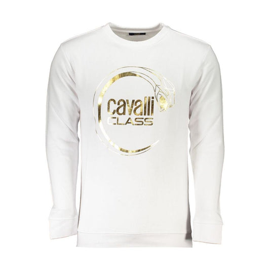 Cavalli ClassWhite Cotton SweaterMcRichard Designer Brands£79.00