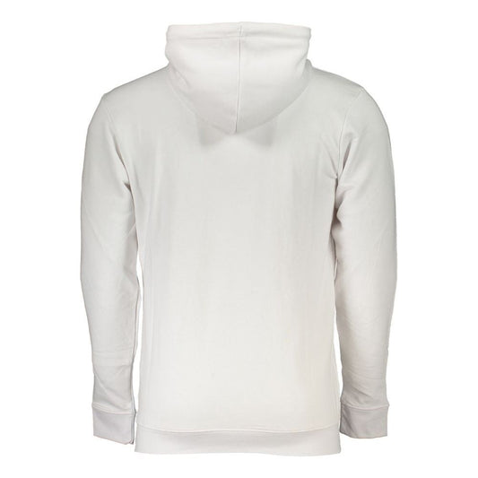 Cavalli Class Elegant Hooded Sweatshirt in White elegant-hooded-sweatshirt-in-white