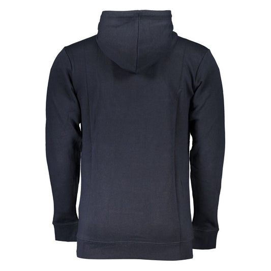 Elegant Blue Hooded Sweatshirt - Cozy & Stylish