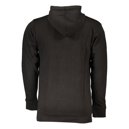 Cavalli Class Black Cotton Sweater black-cotton-sweater-26