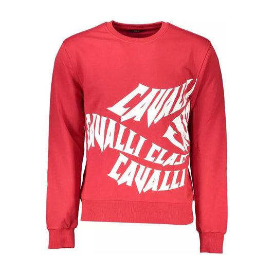 Cavalli Class | Pink Cotton Sweater| McRichard Designer Brands   