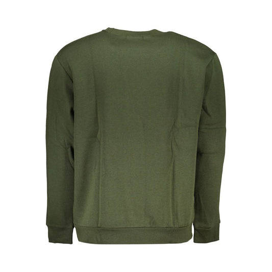 Cavalli Class | Chic Green Embroidered Crew Neck Sweater| McRichard Designer Brands   