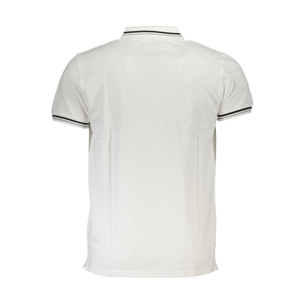 Cavalli Class White Cotton Polo Shirt white-cotton-polo-shirt-26