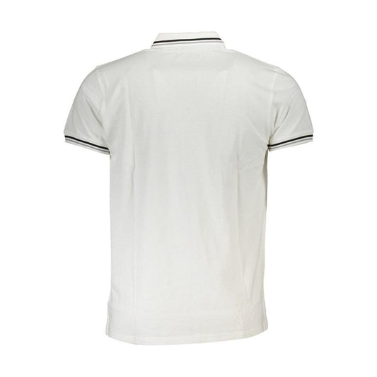 Cavalli Class White Cotton Polo Shirt white-cotton-polo-shirt-23