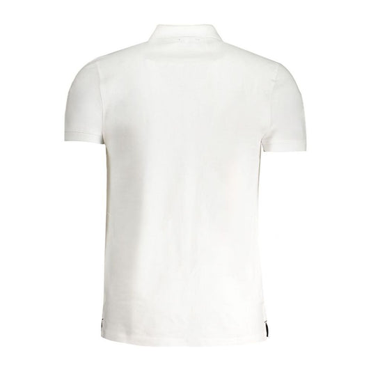 Cavalli Class White Cotton Polo Shirt white-cotton-polo-shirt-34