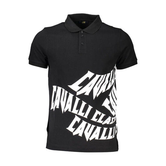 Elegant Short-Sleeved Black Polo