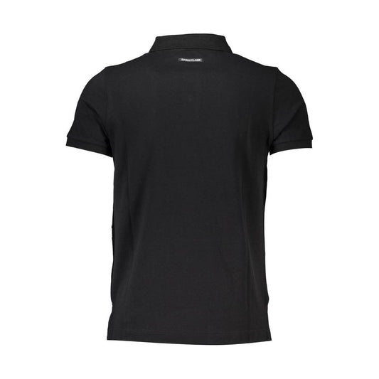 Elegant Short-Sleeved Black Polo
