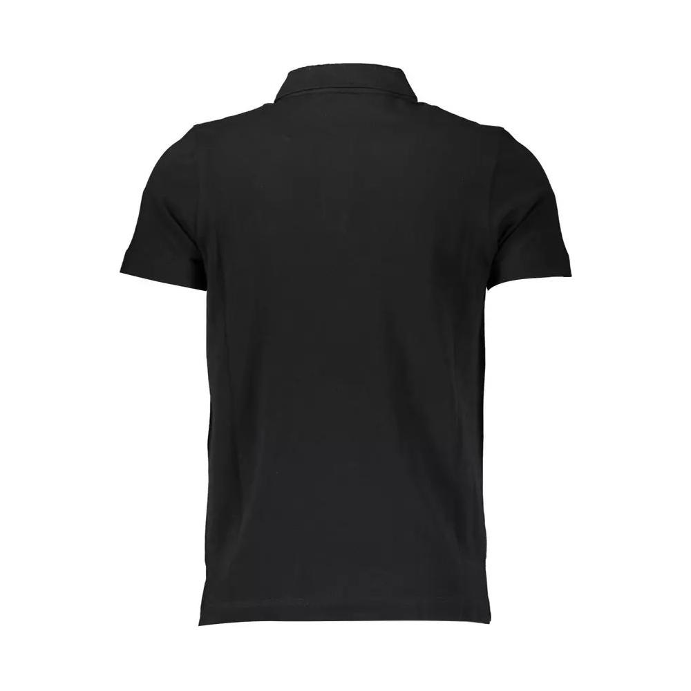 Cavalli Class Elegant Short-Sleeve Polo Shirt in Classic Black elegant-short-sleeve-polo-shirt-in-classic-black