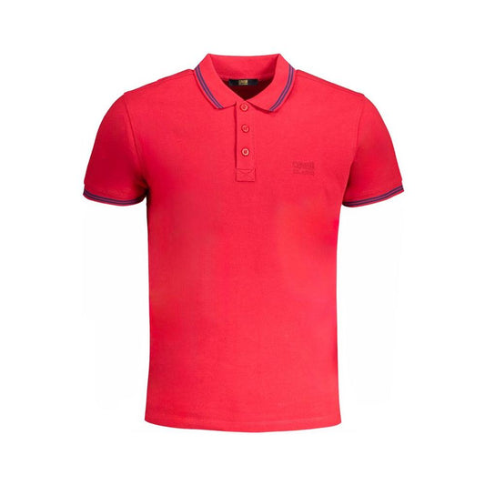 Red Cotton Polo Shirt