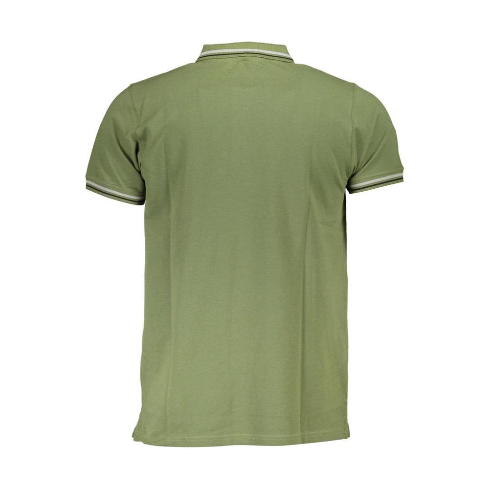 Cavalli Class Green Cotton Polo Shirt green-cotton-polo-shirt-23