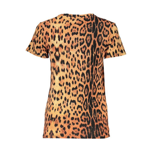 Cavalli Class Orange Cotton Tops & T-Shirt orange-cotton-tops-t-shirt