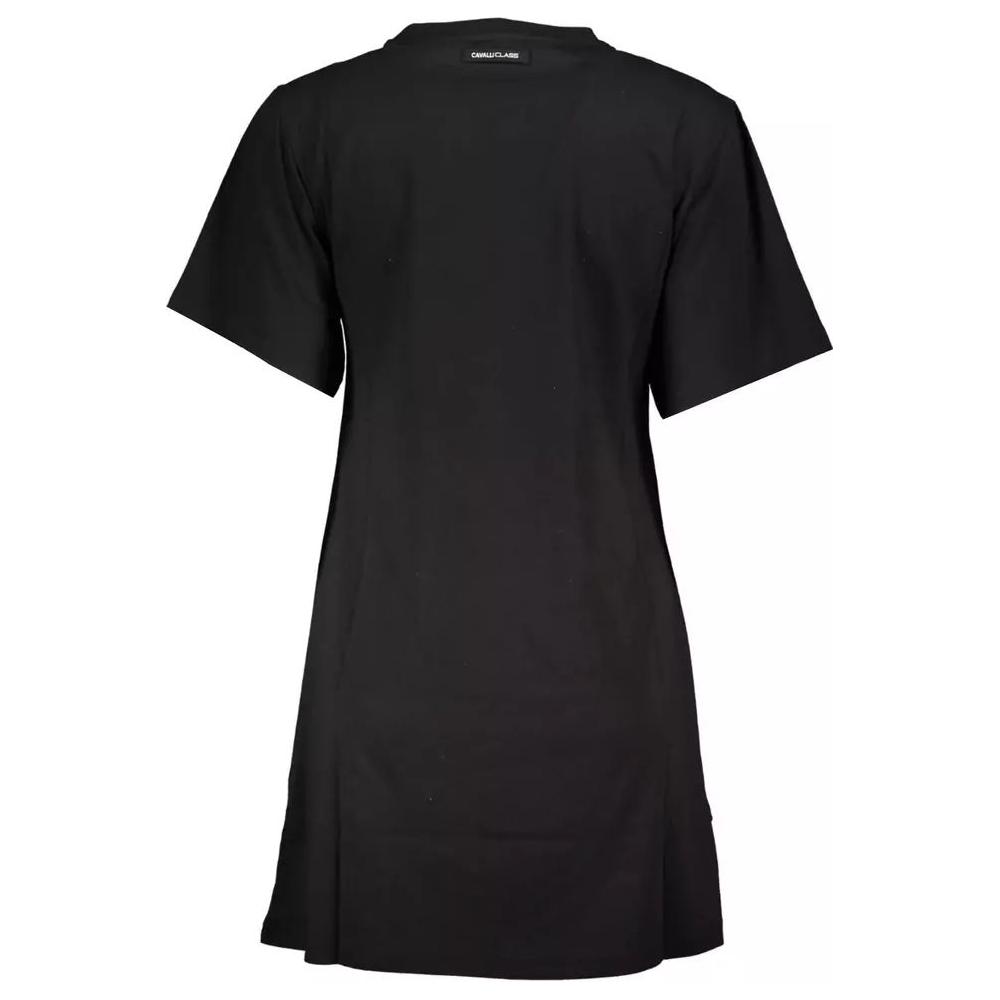 Cavalli Class | Black Cotton Tops & T-Shirt| McRichard Designer Brands   