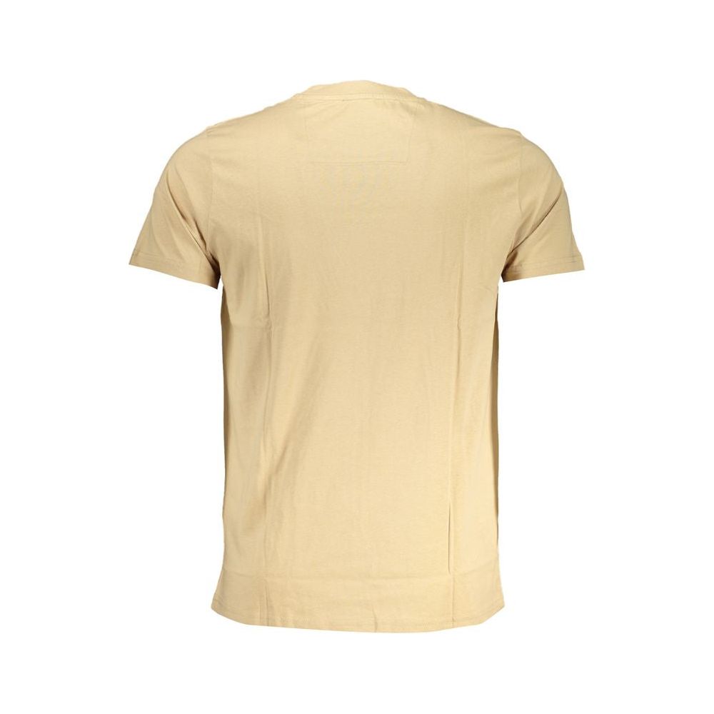 Cavalli Class Beige Cotton T-Shirt beige-cotton-t-shirt-29