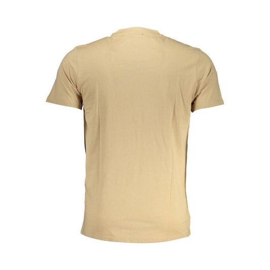 Cavalli Class Beige Cotton T-Shirt beige-cotton-t-shirt-39