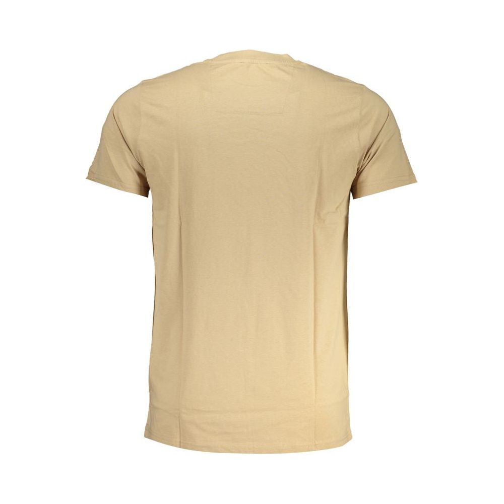 Cavalli Class Beige Cotton T-Shirt beige-cotton-t-shirt-47