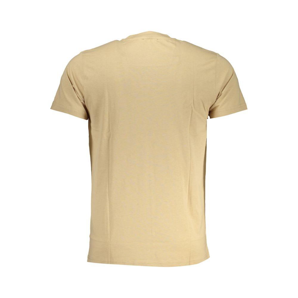 Cavalli Class Beige Cotton T-Shirt beige-cotton-t-shirt-42
