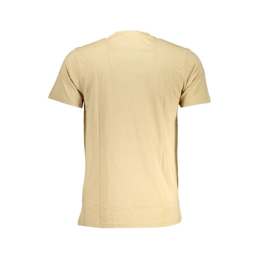 Cavalli Class Beige Cotton T-Shirt beige-cotton-t-shirt-30