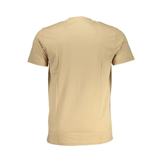 Cavalli Class Beige Cotton T-Shirt beige-cotton-t-shirt-31