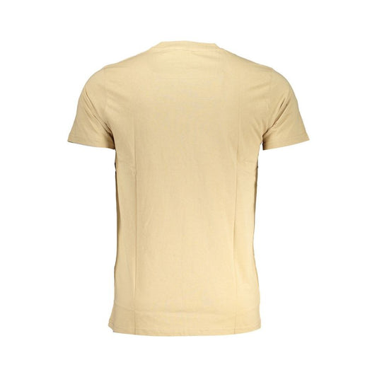 Cavalli Class Beige Cotton T-Shirt beige-cotton-t-shirt-33