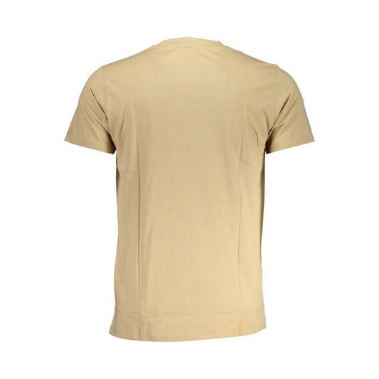 Cavalli Class Beige Cotton T-Shirt beige-cotton-t-shirt-34