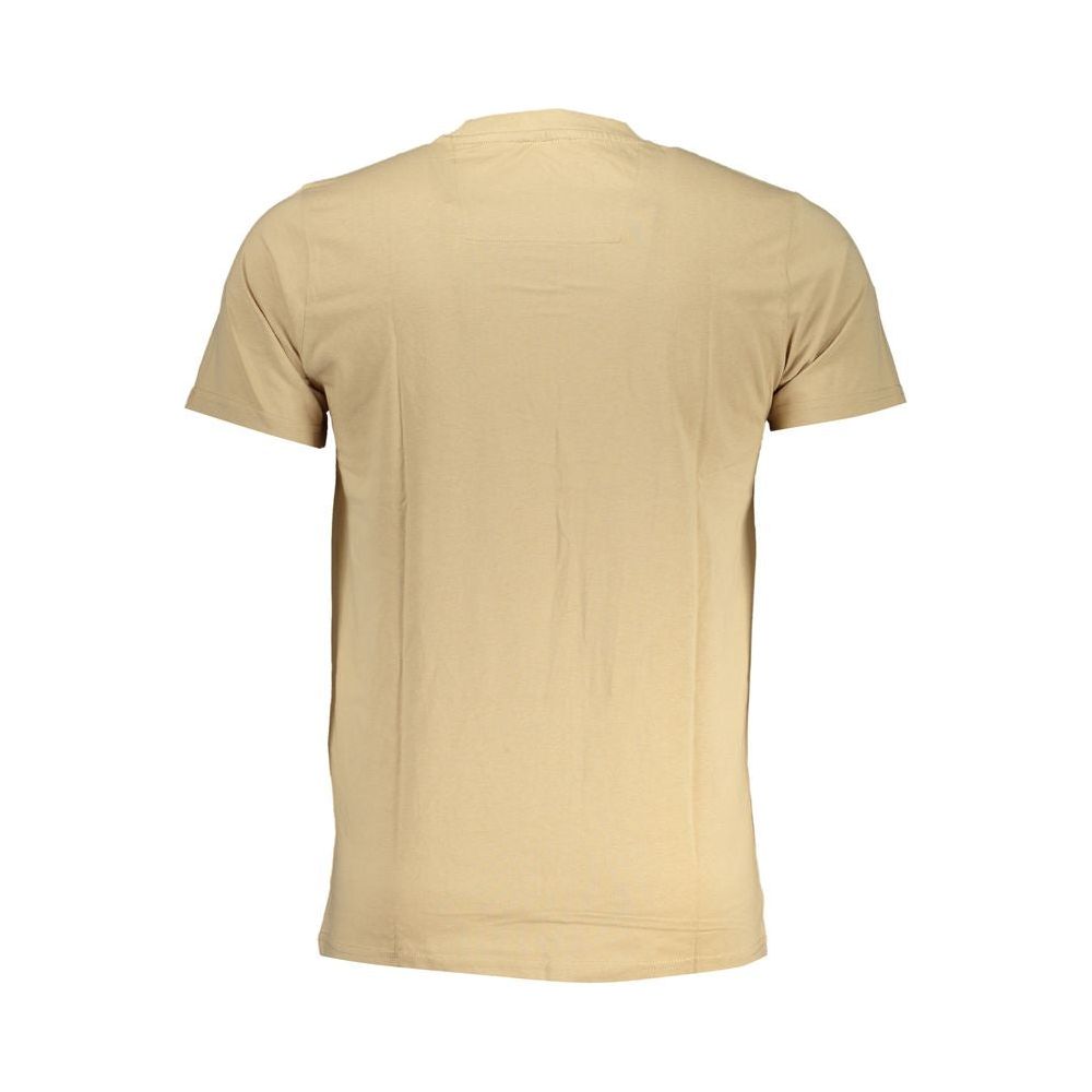 Cavalli Class Beige Cotton T-Shirt beige-cotton-t-shirt-35