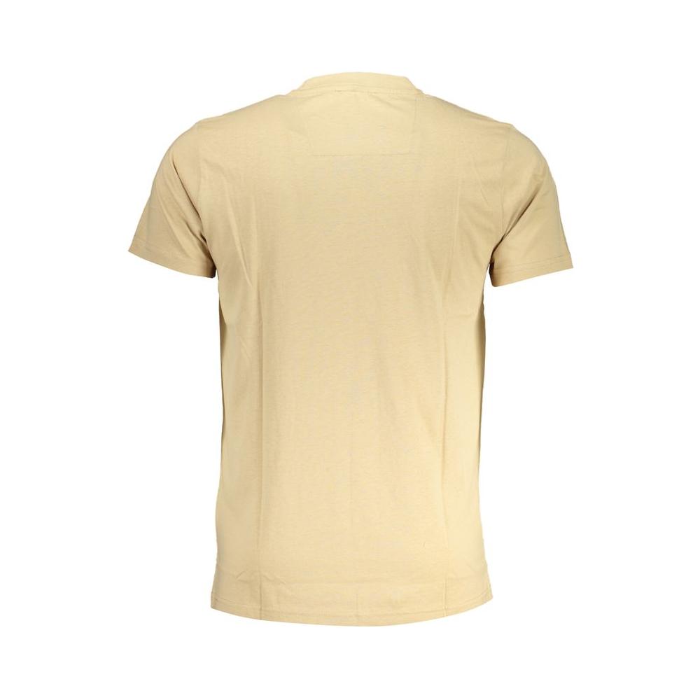 Cavalli Class Beige Cotton T-Shirt beige-cotton-t-shirt-36