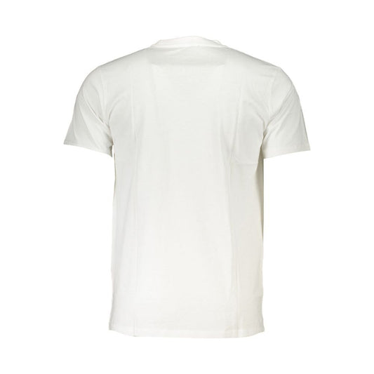 Cavalli Class White Cotton T-Shirt white-cotton-t-shirt-81