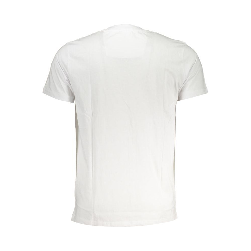 Cavalli Class White Cotton T-Shirt white-cotton-t-shirt-116