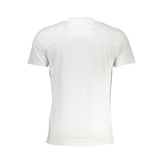 Cavalli Class White Cotton T-Shirt white-cotton-t-shirt-129