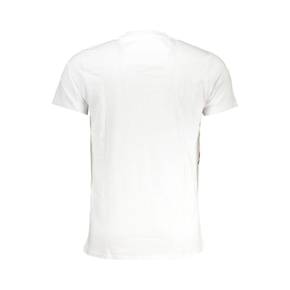 Cavalli Class White Cotton T-Shirt white-cotton-t-shirt-132
